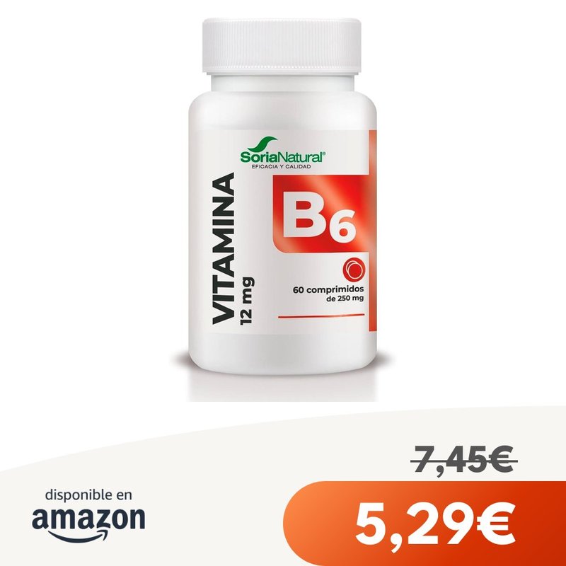 Soria Natural Vitamina B6 60 comprimidos 250 mg