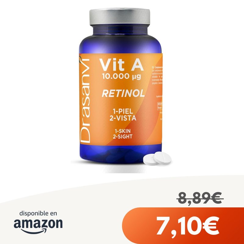 Drasanvi Vitamina Retinol 10000mcg 180 Vegano