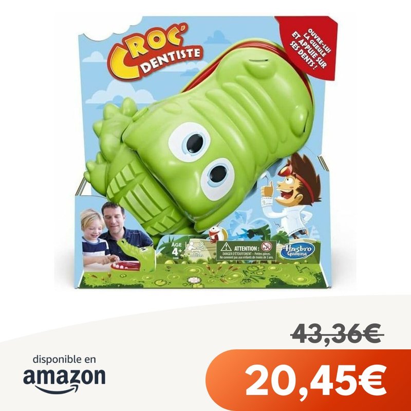 Hasbro Juego de Mesa Croc'Dentiste