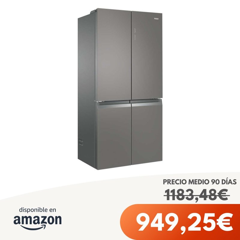 Haier Frigorífico 4 Puertas 528L Inox