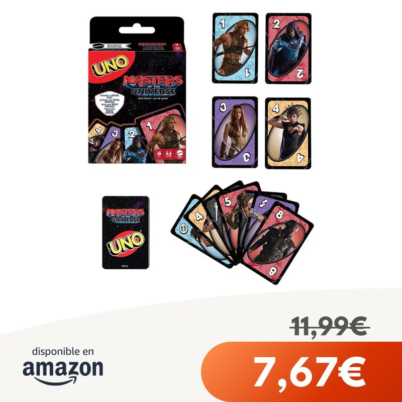 UNO Masters of The Universe Juego de Cartas