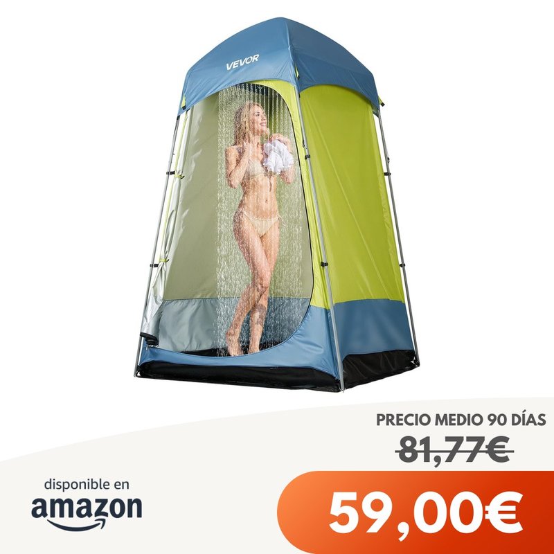 VEVOR Tienda de Campaña Habitación, Ducha, Baño