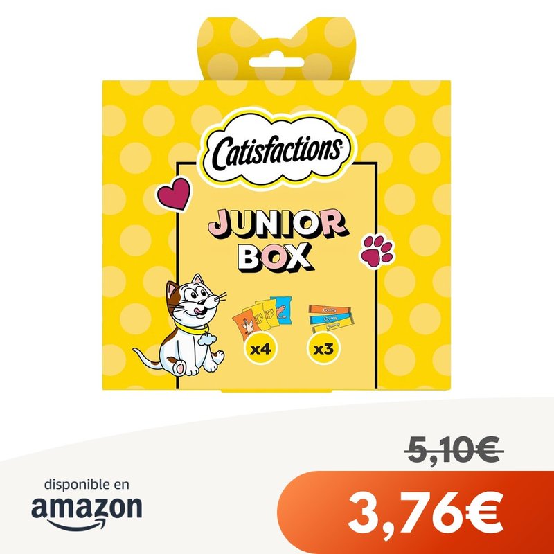 Catisfactions Box con Queso, Pollo y Salmón 150 g