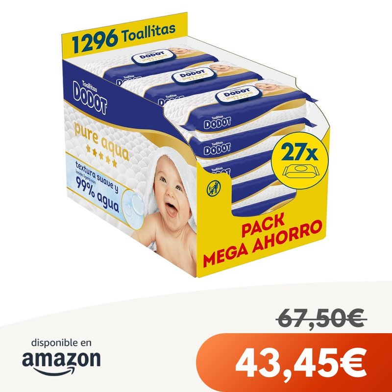 Dodot Toallitas Pure Aqua 1296