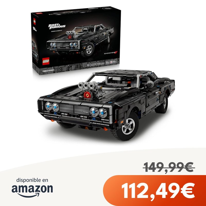 LEGO Coche Dodge Charger R/T Fast and Furious 42231