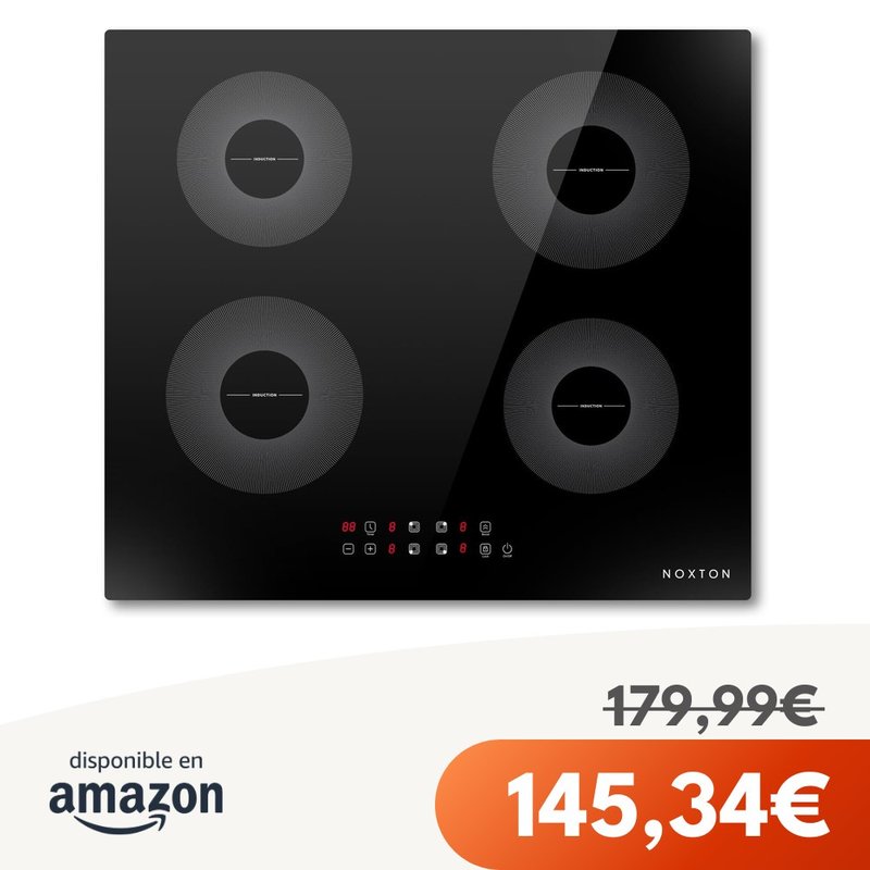 Placa de Inducción NOXTON 4 Fuegos 60 cm