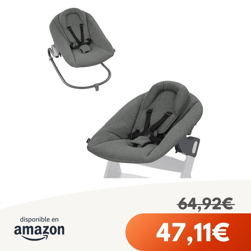 Hauck Alpha Bouncer Premium Hamaca Bebé Gris