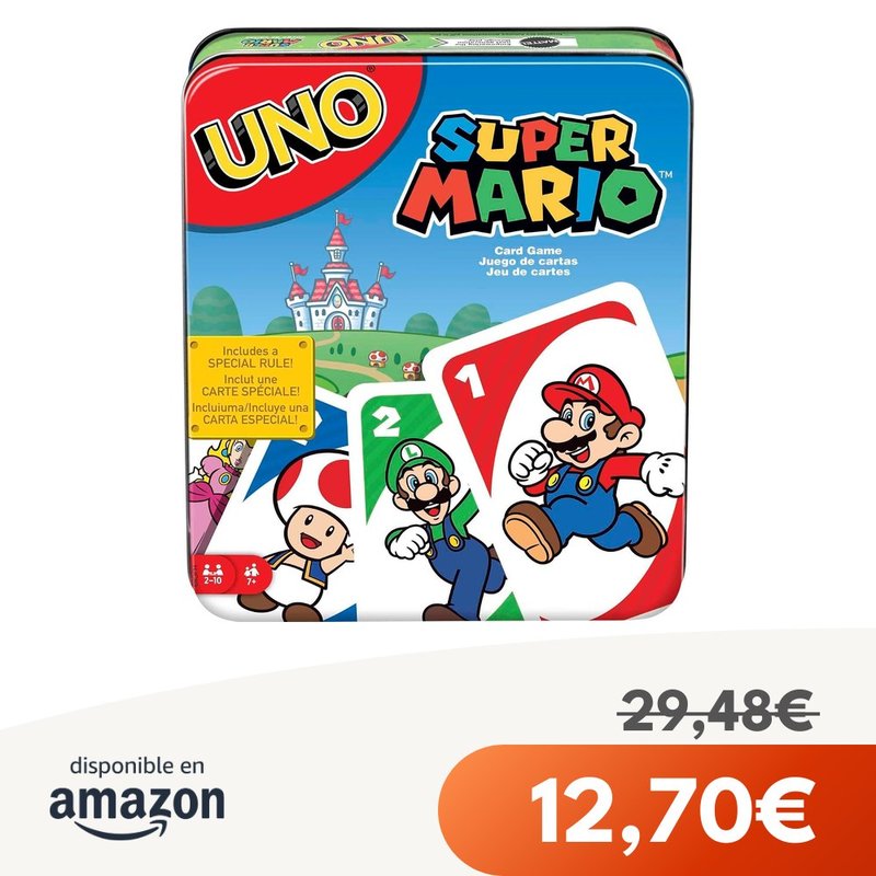 Juego de cartas UNO Mario