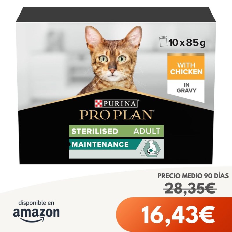 Pro Plan Comida húmeda para gato 850 g Paquete 4