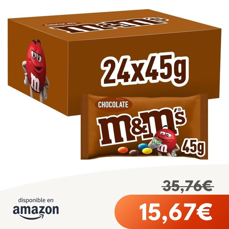 M&M's Chocolate con leche 24x45g