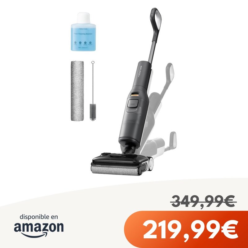 Roborock F25 LT Gen 2 Aspiradora Diseño Plano 180°