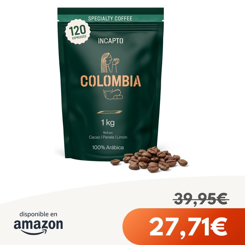 Incapto Café 1kg 100% Arábica, Colombia, Huila