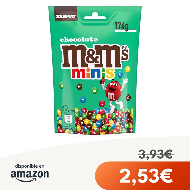 M&M's Minis Bolitas De Colores Chocolate 176g