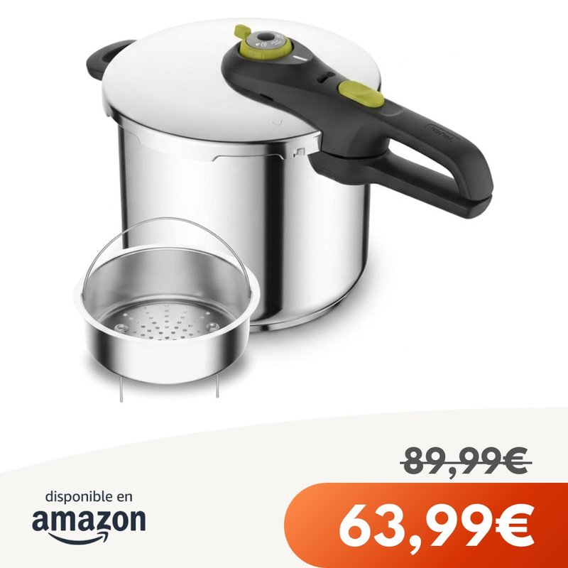 Tefal Secure 5 Neo - Olla a presión de 8L