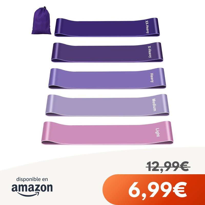 Fokky Gomas Elásticas Set de 5 Látex Natural