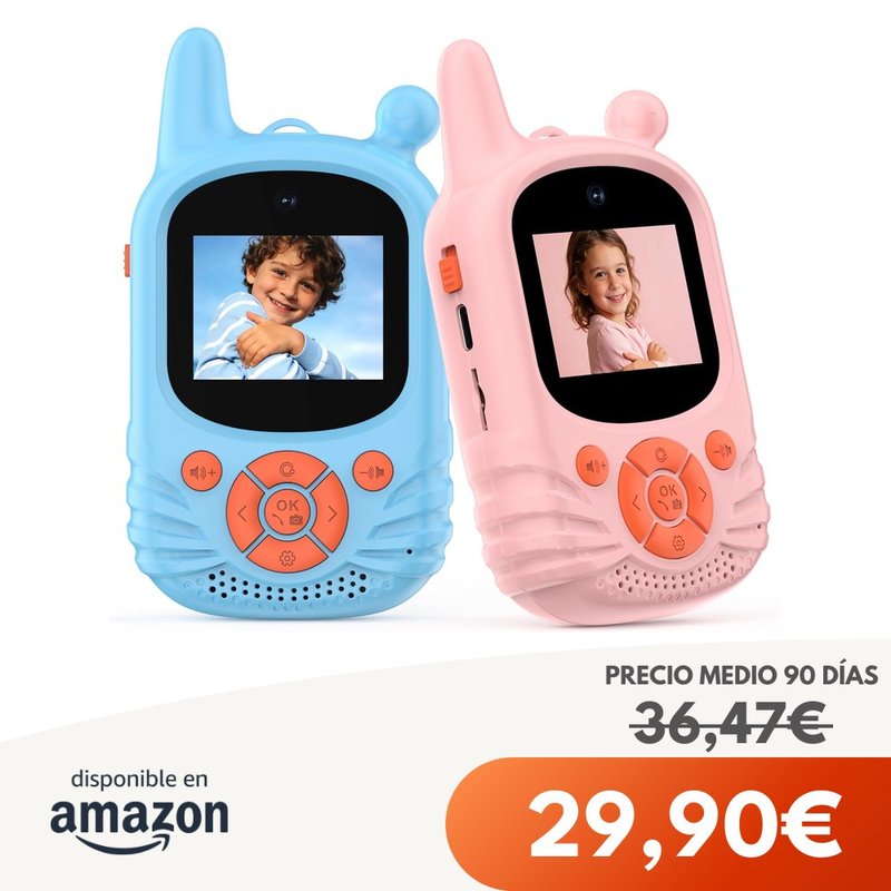 Walkie talkies video HD LELESUN 2 unidades