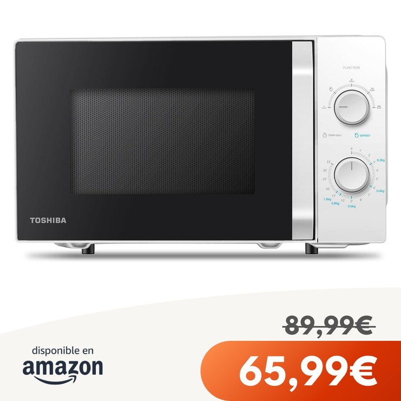Microondas Toshiba 20L 700W MW2-MM20P(WH)