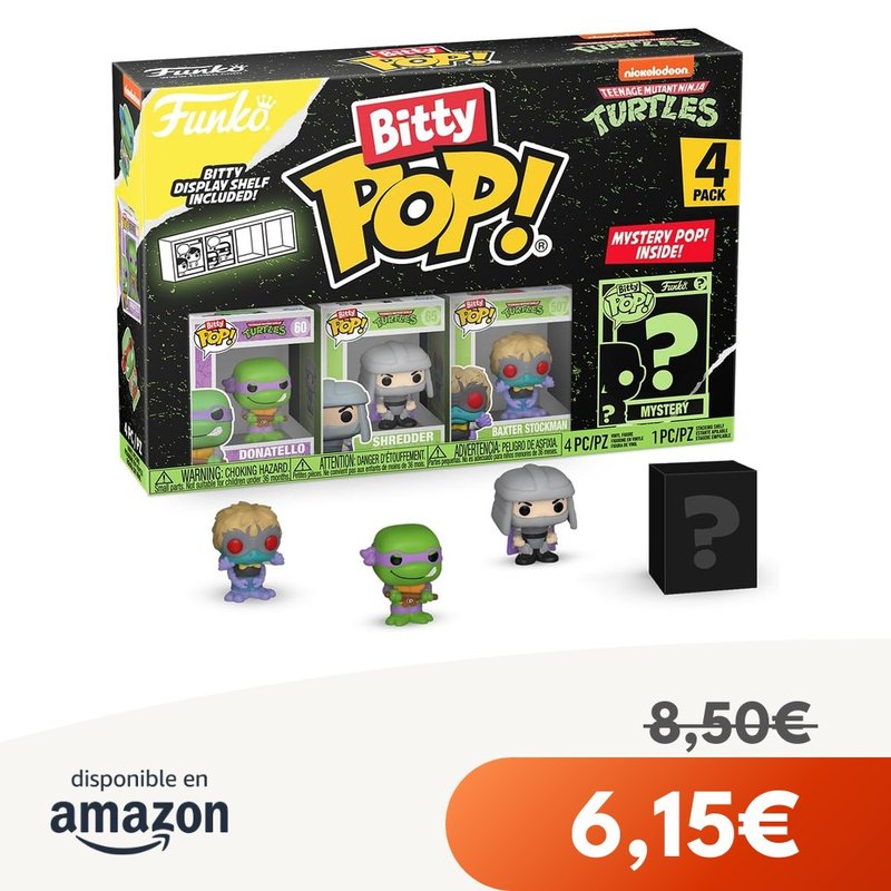 Bitty Pop! 4 Pack TMNT Donatello