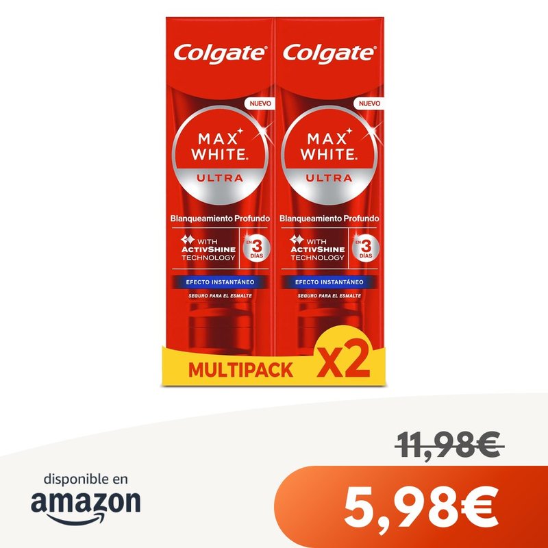 Colgate Pasta de dientes Max White Ultra Instantáneo