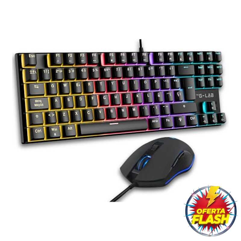 The G-Lab Combo Mercury EX - Pack Teclado y Ratón Gaming