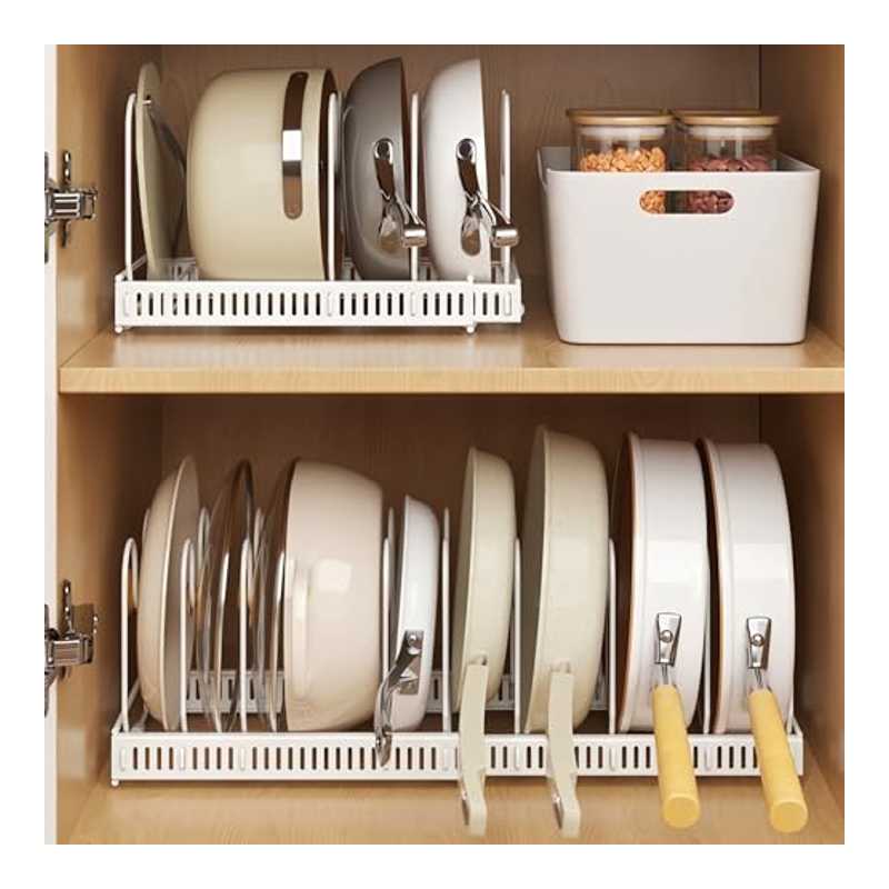 MENGCOOL Organizador de Sartenes Expandible