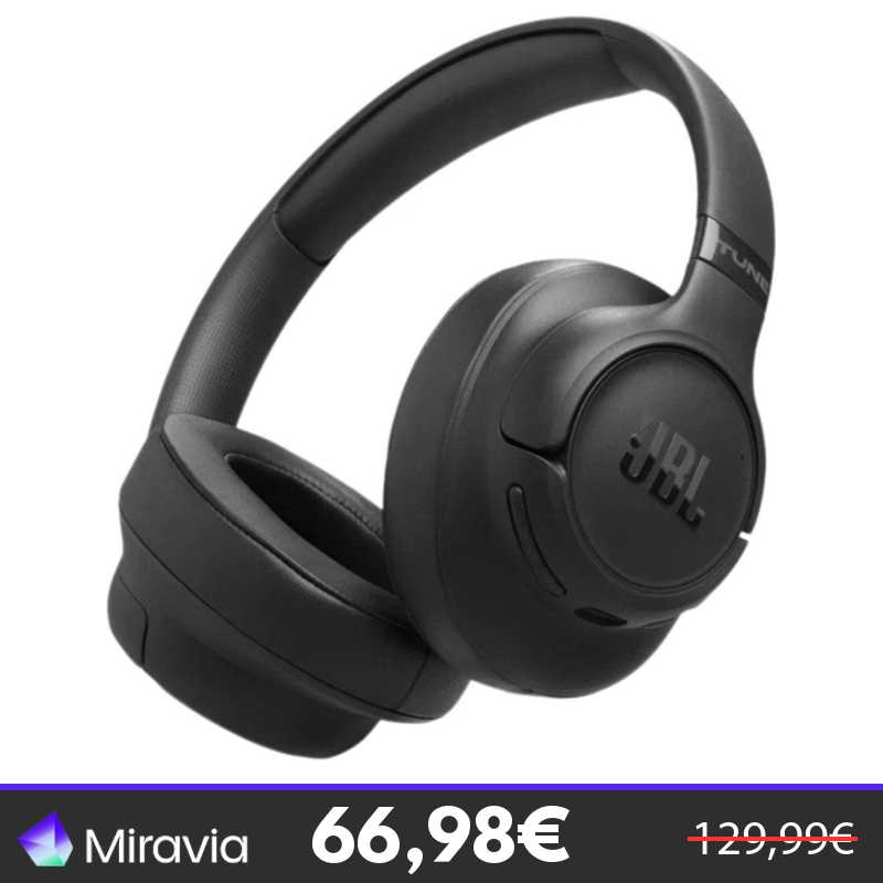 Auriculares JBL Tune 780NC Inalámbricos Diadema Bluetooth 6.0 Cancelación Ruido Adaptativa 76h Batería