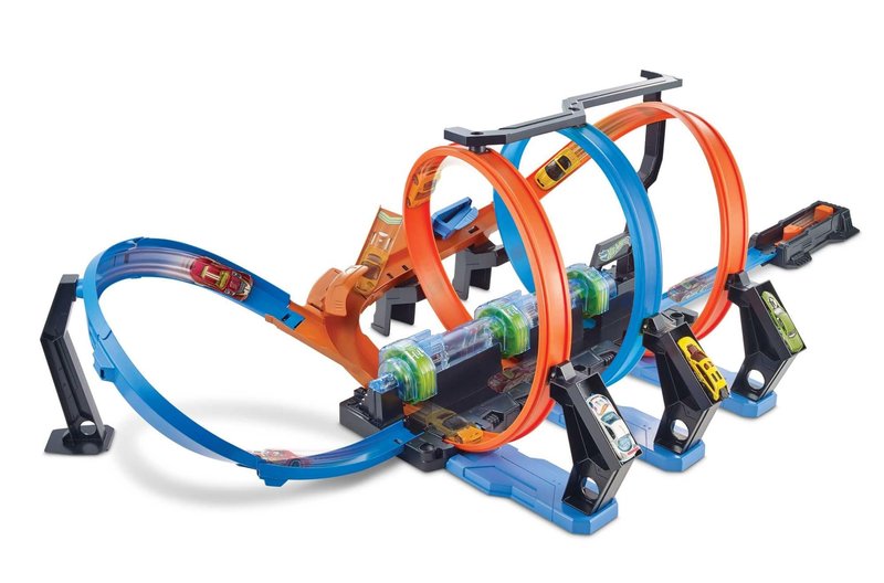 Hot Wheels Corkscrew Crash Set de pista