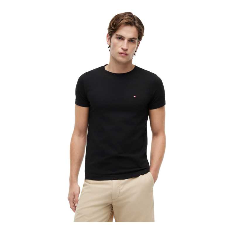 Tommy Hilfiger Camiseta Manga Corta Hombre Core Stretch Slim Fit