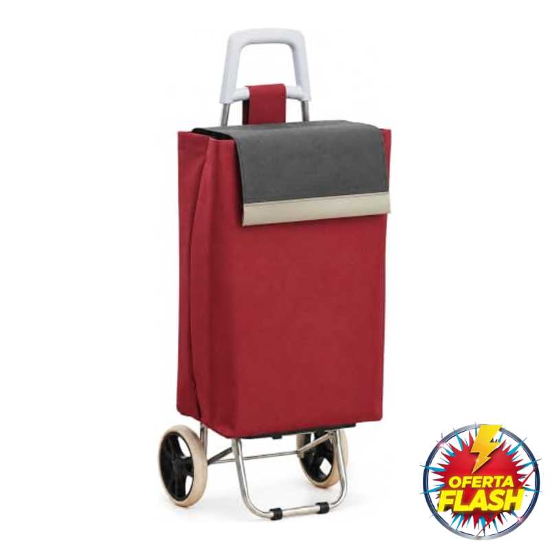 MAGIC SELECT Carrito de la Compra 2 Ruedas Compacto con Bolsillo