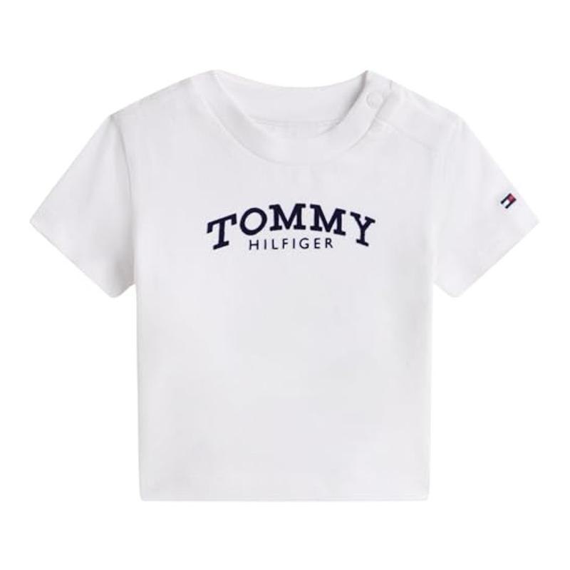 Tommy Hilfiger Camiseta de Manga Corta Bebés Monotype Logo Regular Fit