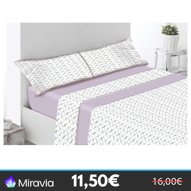 Juego de Sábanas 4 Piezas Printex+Home Microfibra