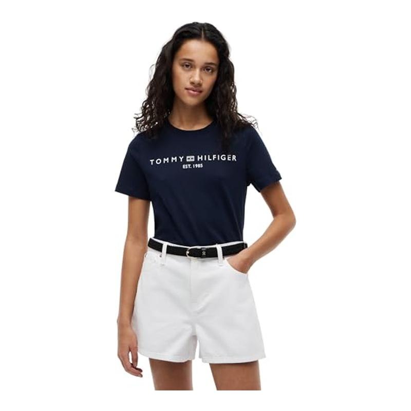 Tommy Hilfiger Camiseta de Manga Corta para Mujer